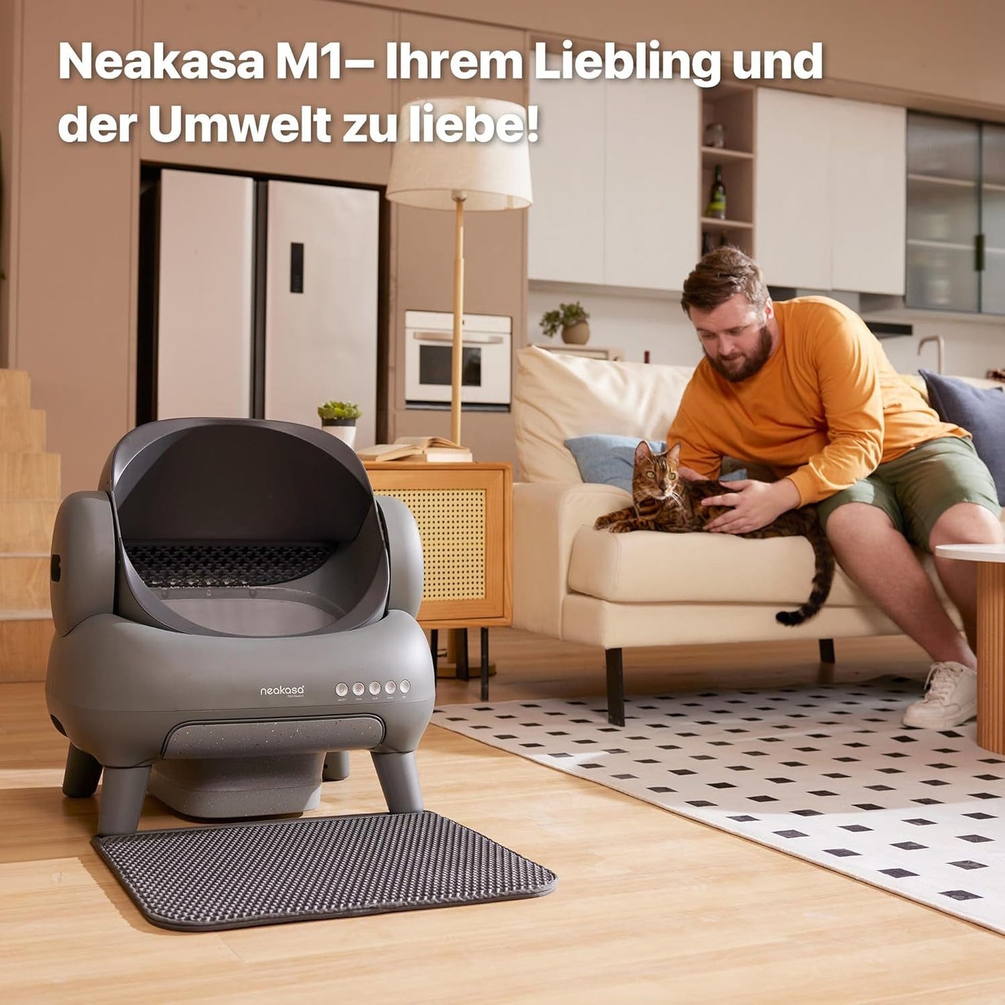 Neakasa M1 Katzentoilette – Automatisch, geruchsfrei & hygienisch – mit App-Steuerung 📱🐾