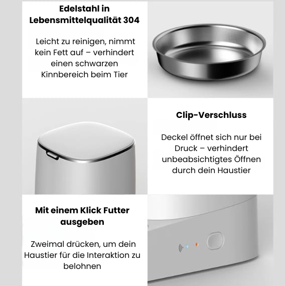 SmartFeed WiFi 4L – Automatischer Futterspender mit App & 1 oder 2 Näpfen
