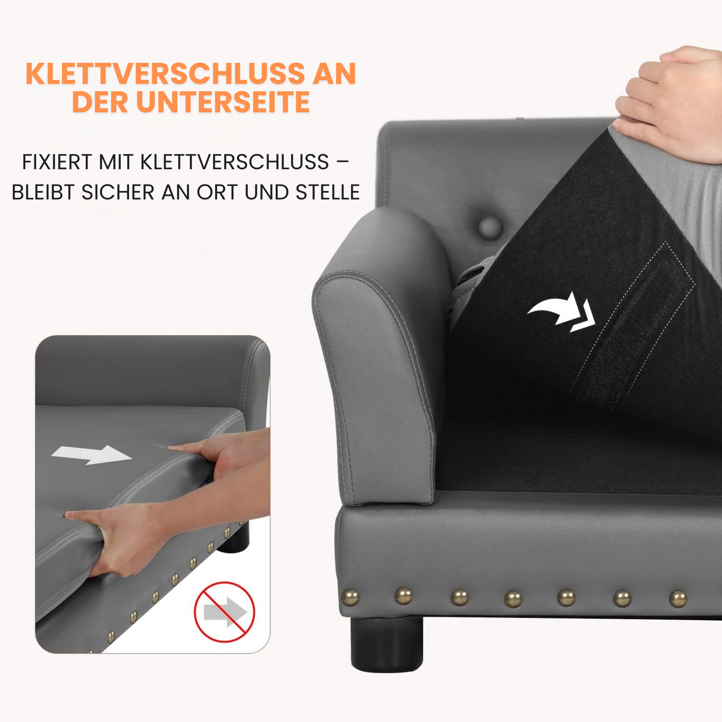 Luxus Hundesofa in Lederoptik – Stilvoll, bequem & perfekt für große Fellnasen
