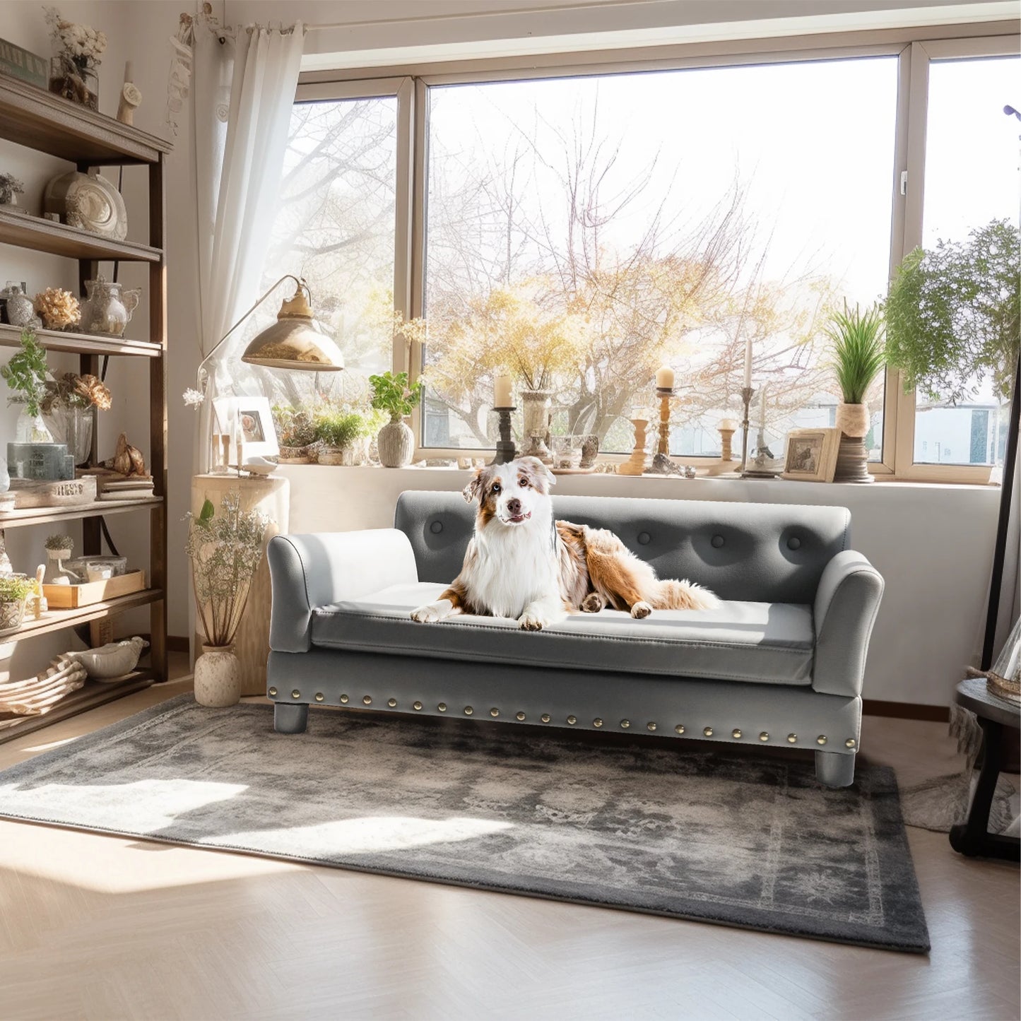 Luxus Hundesofa in Lederoptik – Stilvoll, bequem & perfekt für große Fellnasen