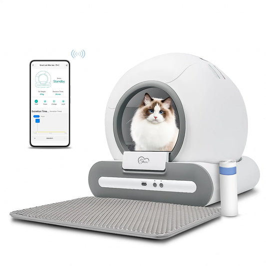 Vollautomatische Katzentoilette – Intelligente Reinigung & Gesundheitskontrolle