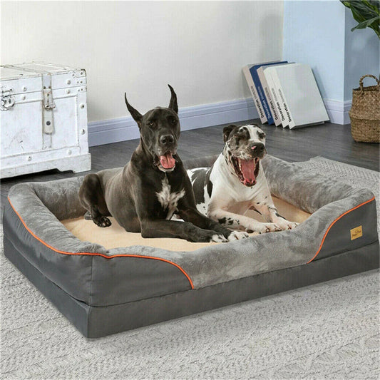 Orthopädisches Hundebett für große Hunde – Extra dick, gelenkschonend & pflegeleicht